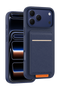 Keephone Apple iPhone 17 Pro Max Suedea Kartvizitli Standlı Telefon Kılıfı