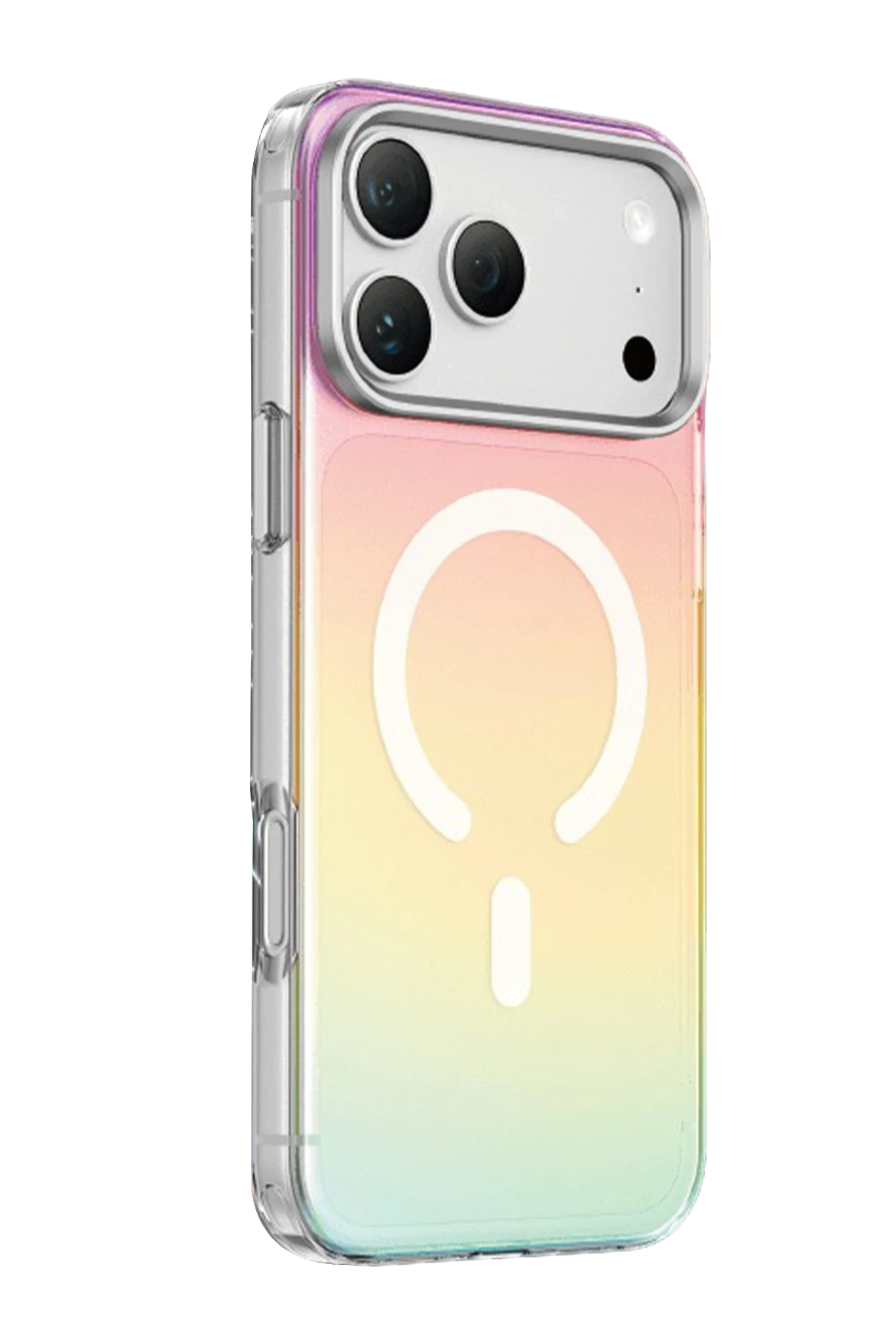 Keephone Apple iPhone 17 Pro Rainbow Magsafe Telefon Kılıfı