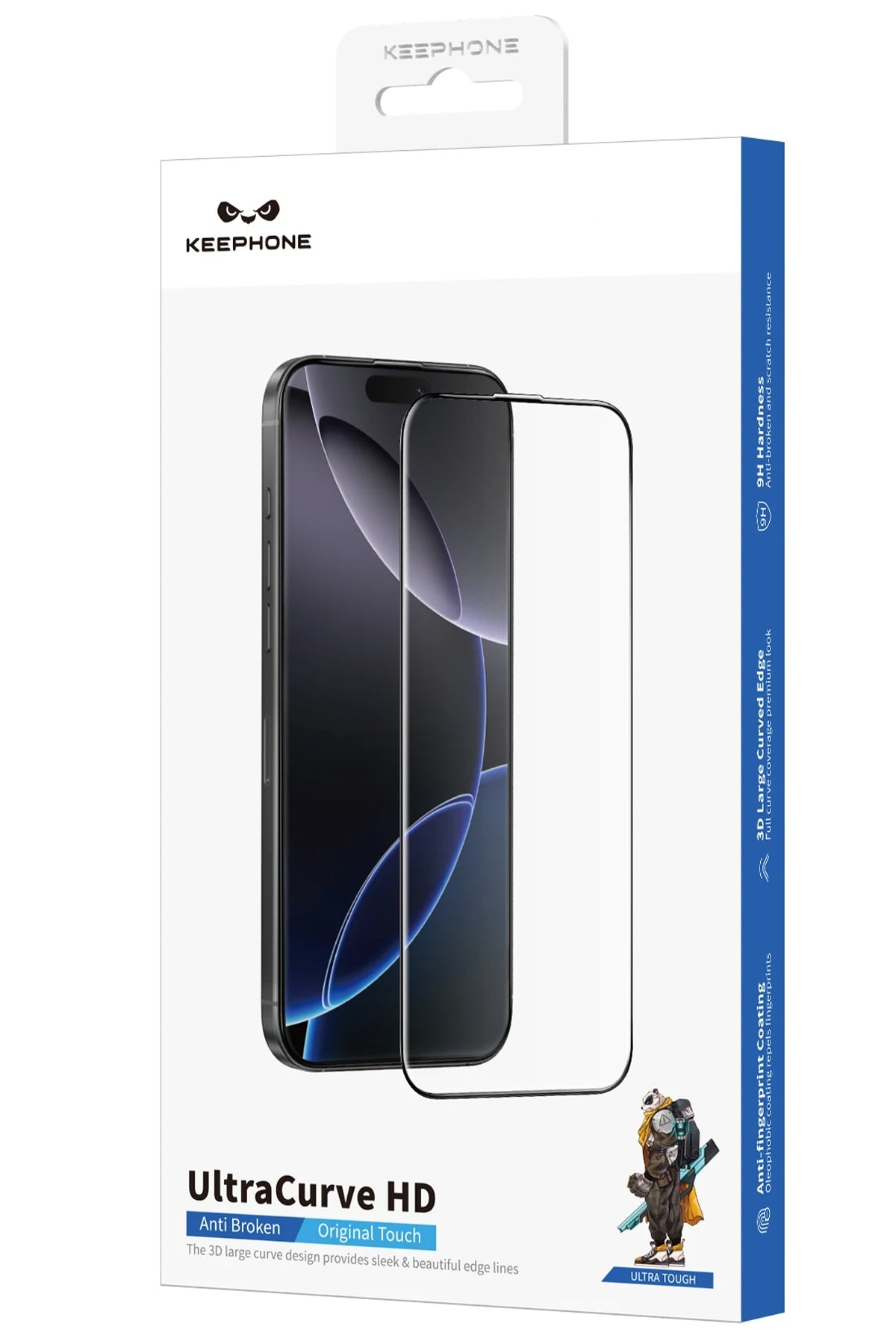 Keephone Apple iPhone 17 Pro UltraCurve HD 3D Cam Ekran Koruyucu