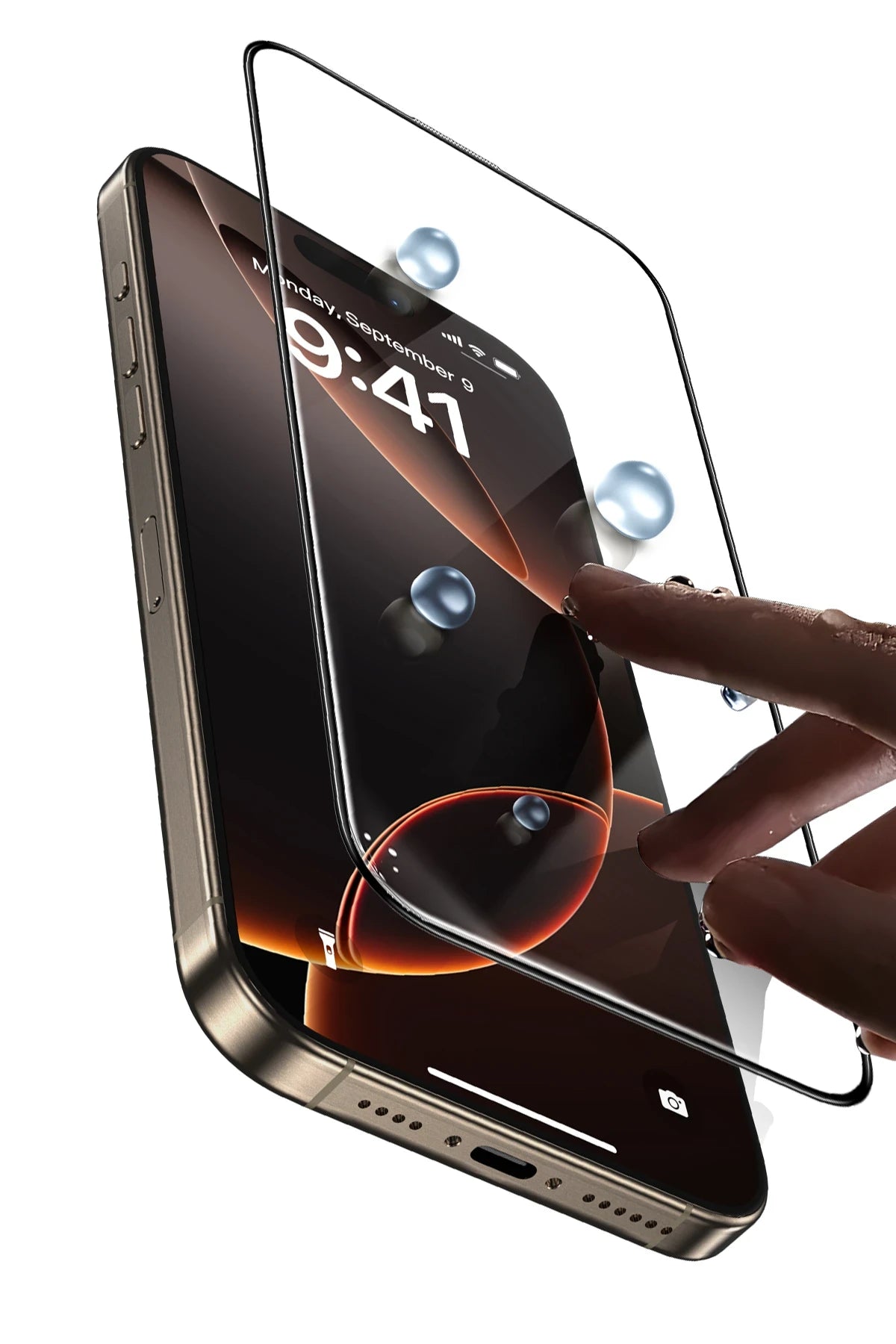 Keephone Apple iPhone 17 Pro UltraCurve HD 3D Cam Ekran Koruyucu