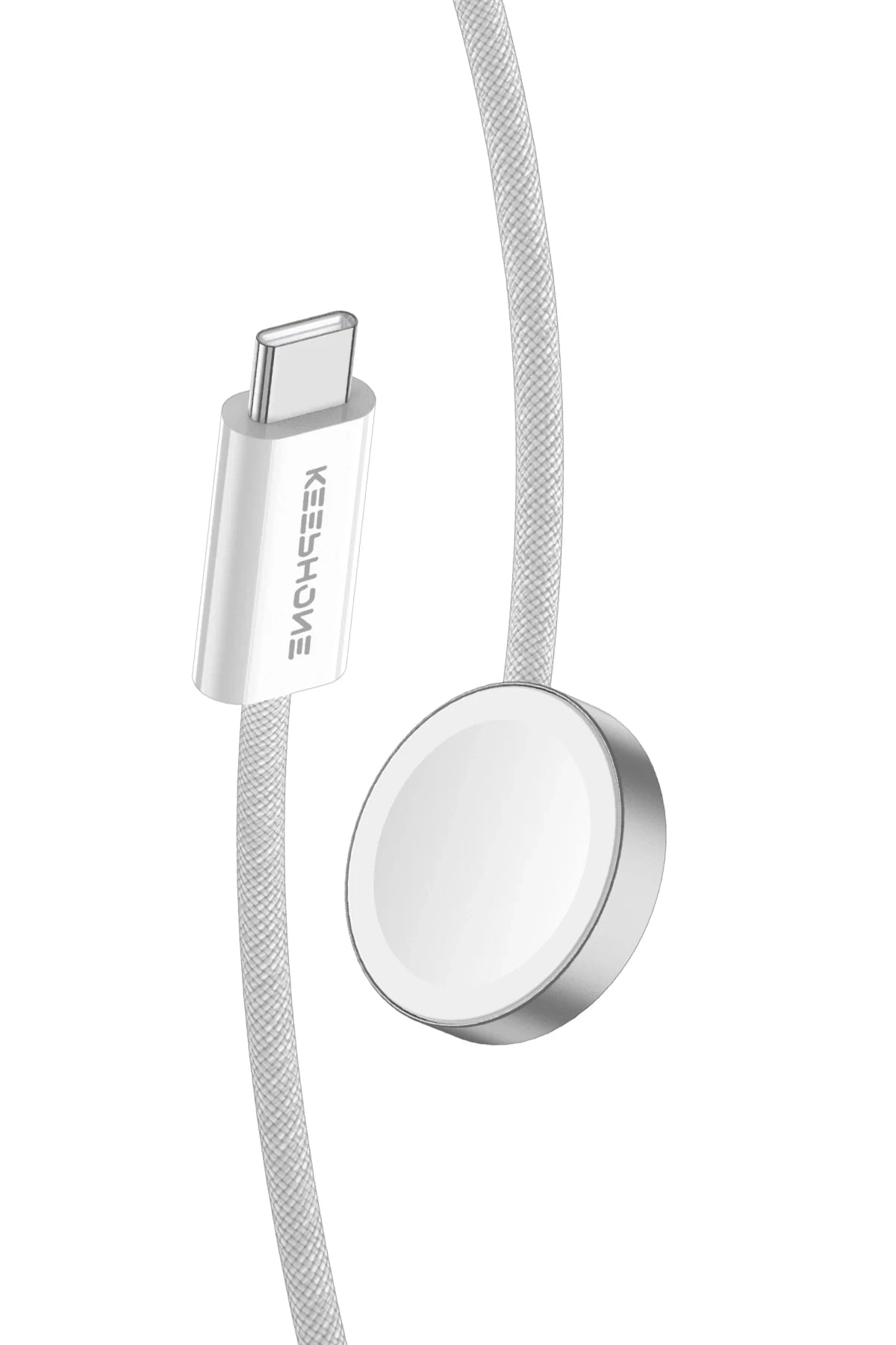 Keephone IC-015 Type-C to Kablosuz Saat Şarj Çıkışlı Hızlı Şarj Kablosu
