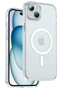 Keephone iPhone 15 Plus Non Yellow Şeffaf Magsafe Telefon Kılıfı