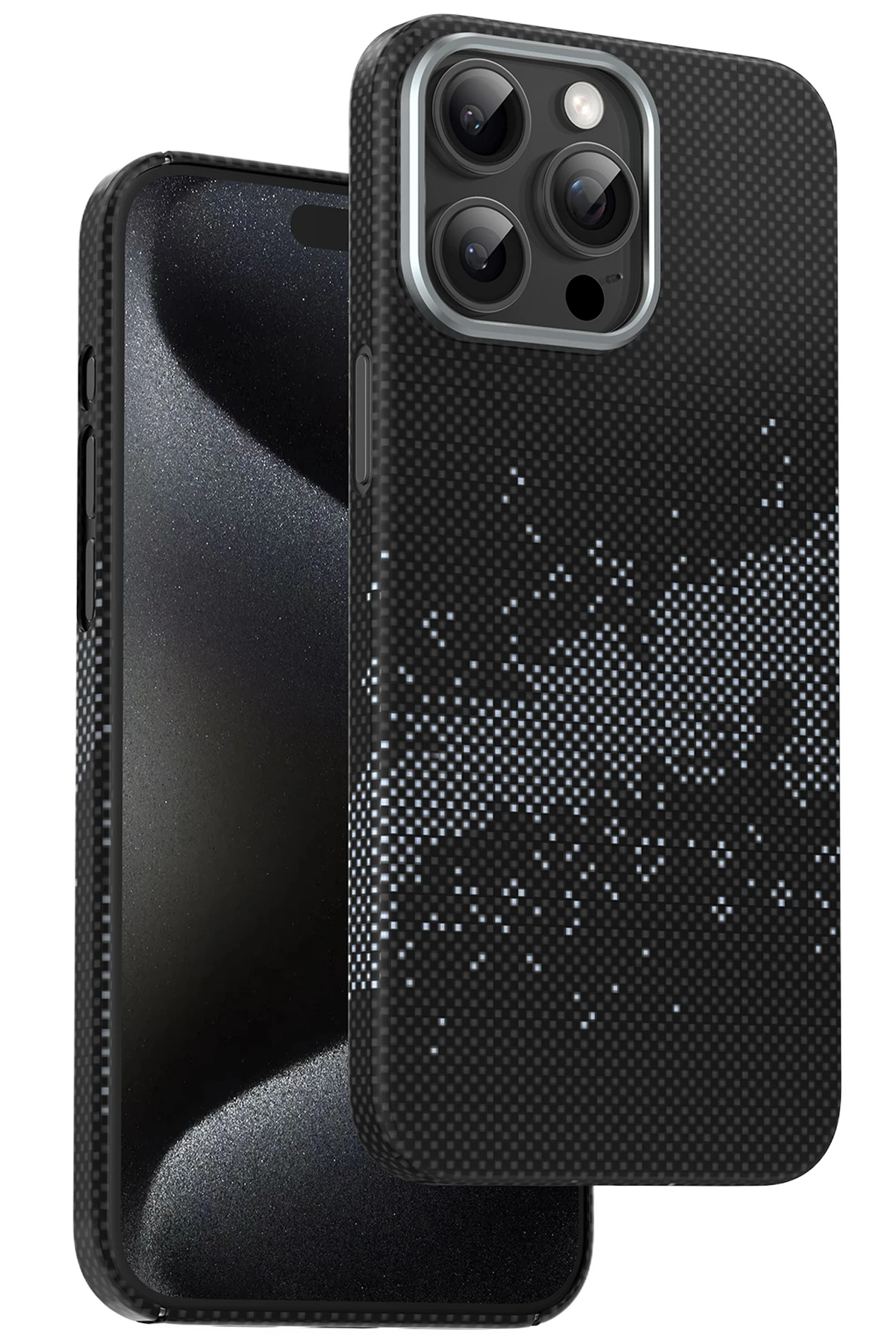 Keephone iPhone 15 Pro Max Kevlar Seanova Magsafe Telefon Kılıfı