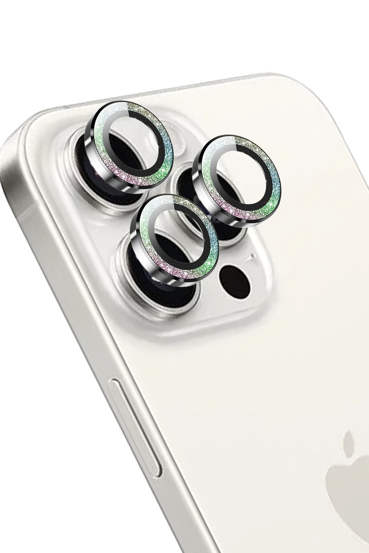 Keephone iPhone 15 Pro Max Maria Simli Kamera Lens Koruyucu