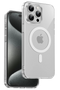 Keephone iPhone 15 Pro Max X-Crystal Slim Magsafe Telefon Kılıfı