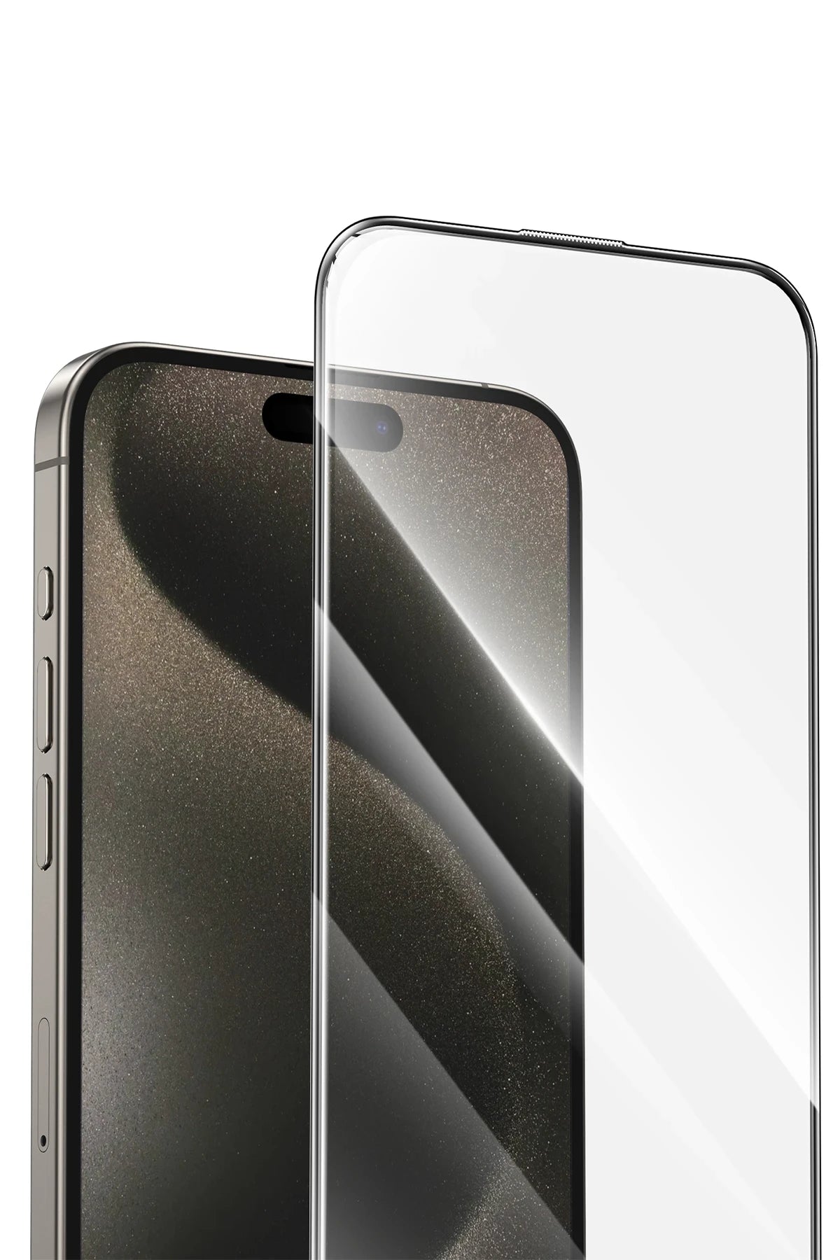 Keephone iPhone 15 Pro UltraCurve HD 3D Cam Ekran Koruyucu