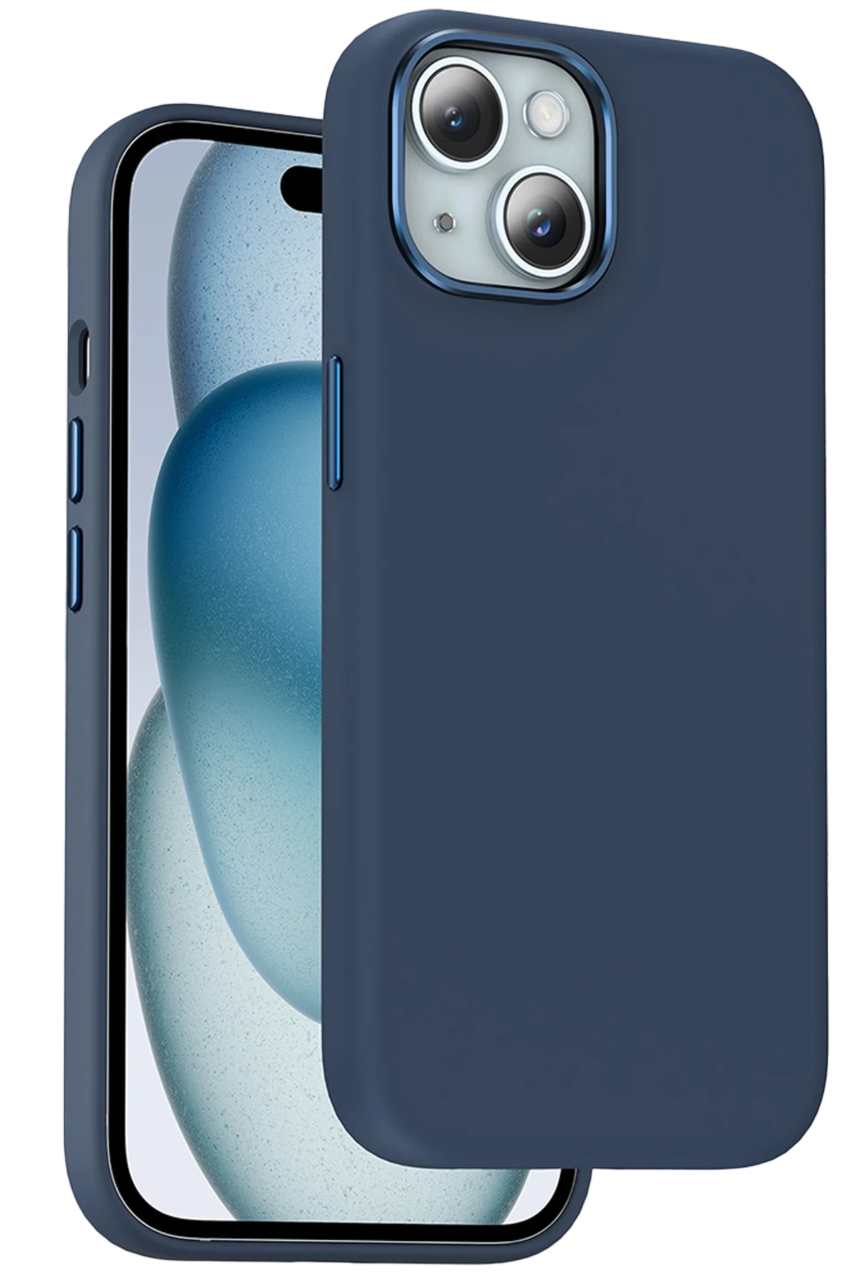 Keephone iPhone 15 Rosana Silikon Telefon Kılıfı