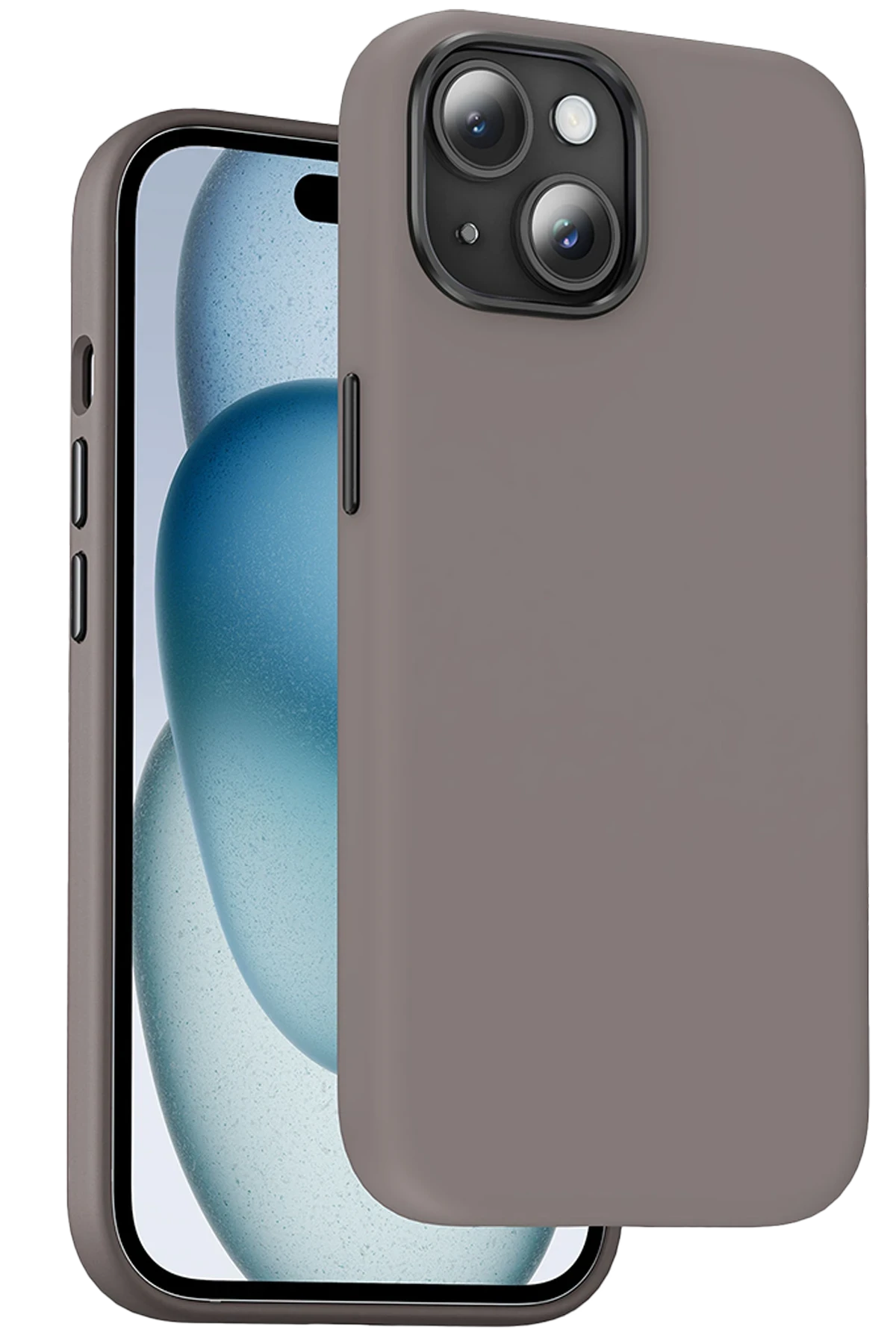 Keephone iPhone 15 Rosana Silikon Telefon Kılıfı