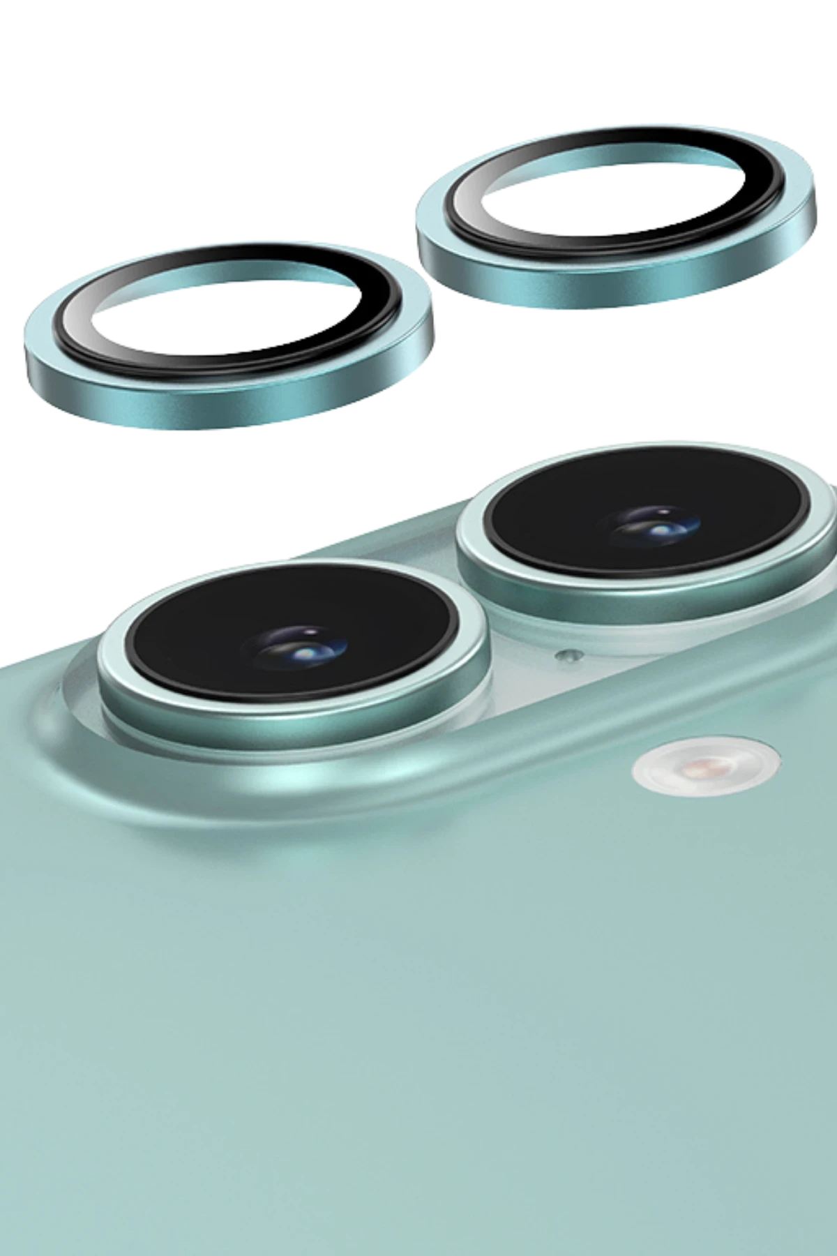 Keephone iPhone 16 Capital Alüminyum AR Kamera Lens Koruyucu