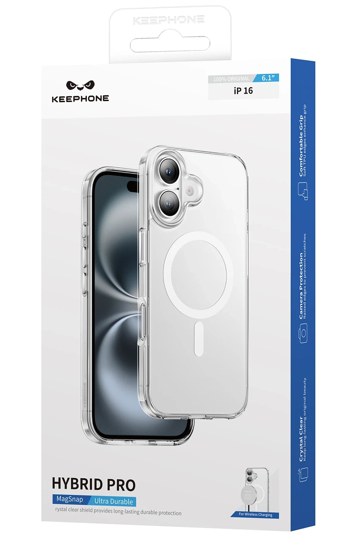 Keephone iPhone 16 Plus Hybrid Pro Magsafe Telefon Kılıfı