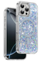 Keephone iPhone 16 Pro Interstellar Glitter Magsafe Telefon Kılıfı