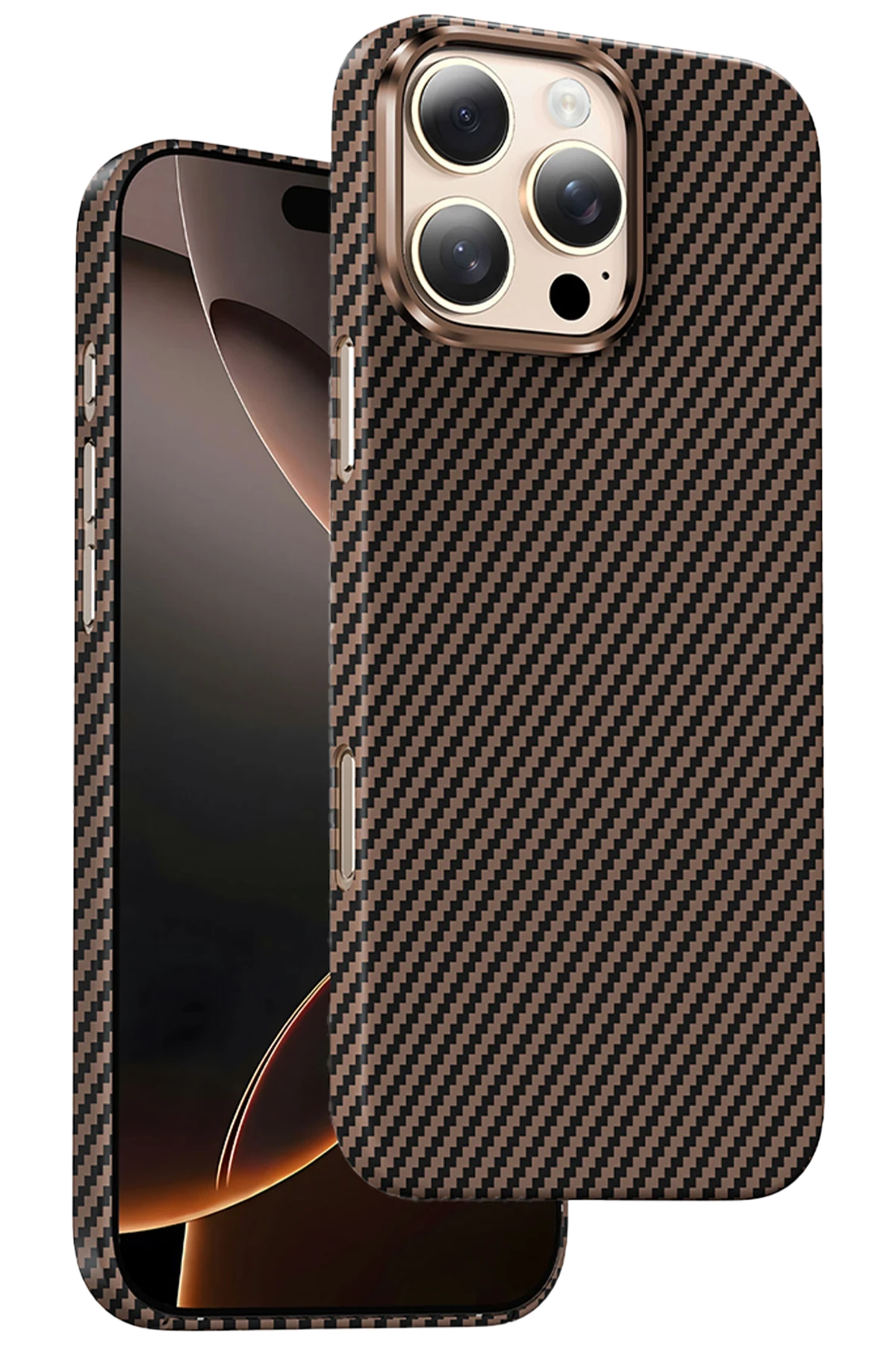Keephone iPhone 16 Pro Kevlar Magsafe Telefon Kılıfı