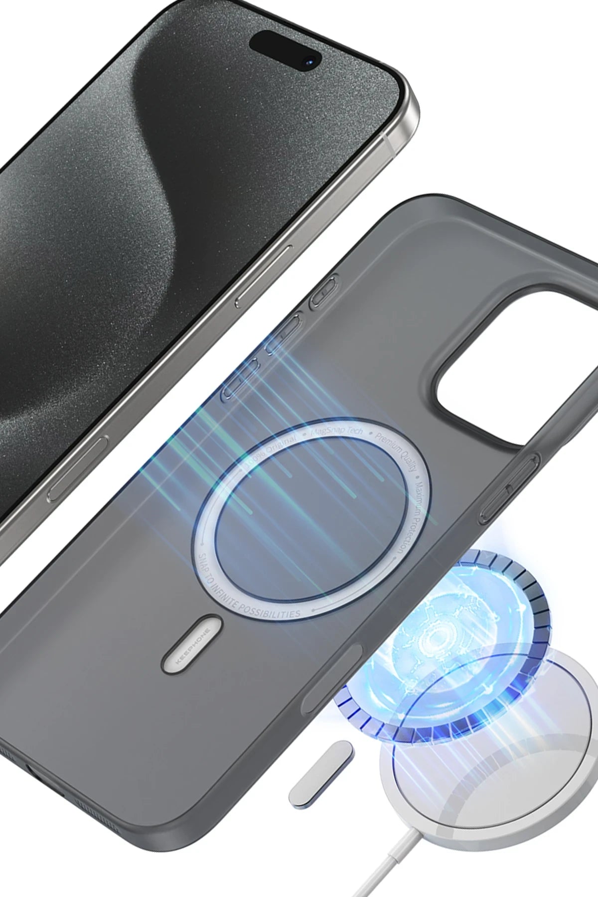 Keephone iPhone 16 Pro Max AirSkin Pro Magsafe Telefon Kılıfı