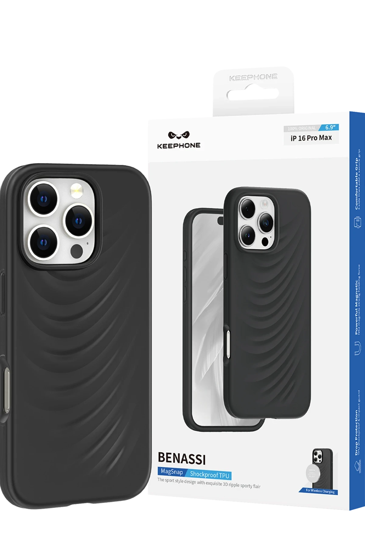 Keephone iPhone 16 Pro Max Benassi Magsafe Telefon Kılıfı