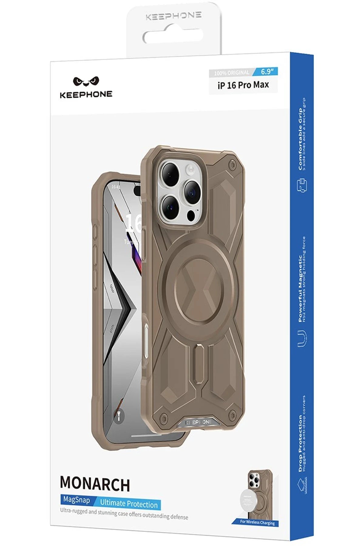 Keephone iPhone 16 Pro Max Monarch Magsafe Telefon Kılıfı