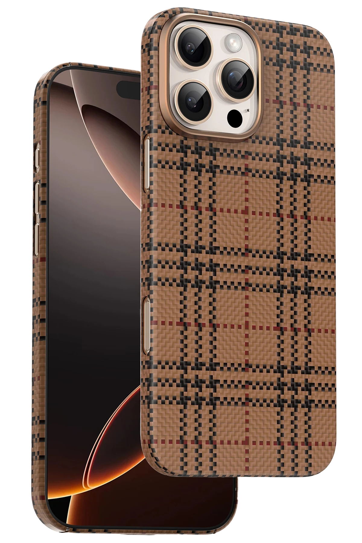 Keephone iPhone 16 Pro Max Scots Kevlar Magsafe Telefon Kılıfı
