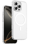 Keephone iPhone 16 Pro Max X-Crystal Slim Magsafe Telefon Kılıfı