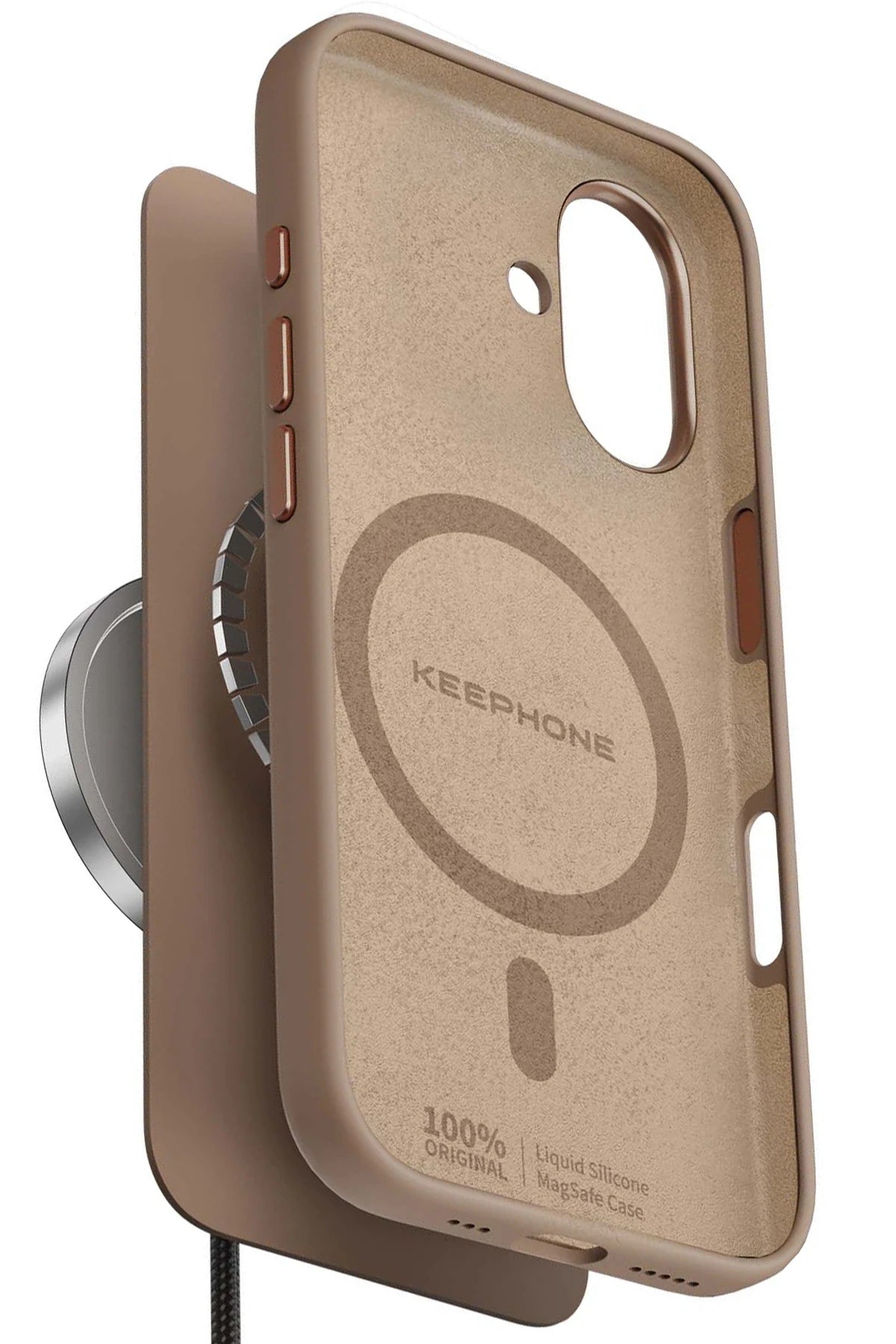 Keephone iPhone 16 Rosana Silikon Telefon Kılıfı