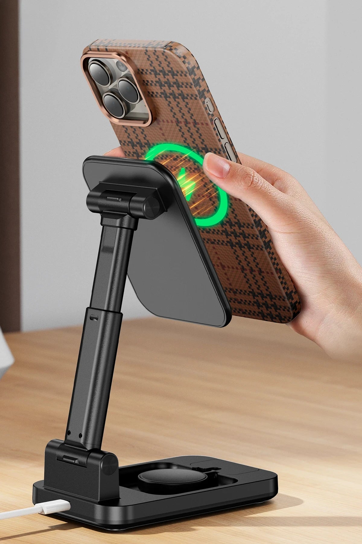 Keephone iPhone 16 Scots Kevlar Magsafe Telefon Kılıfı