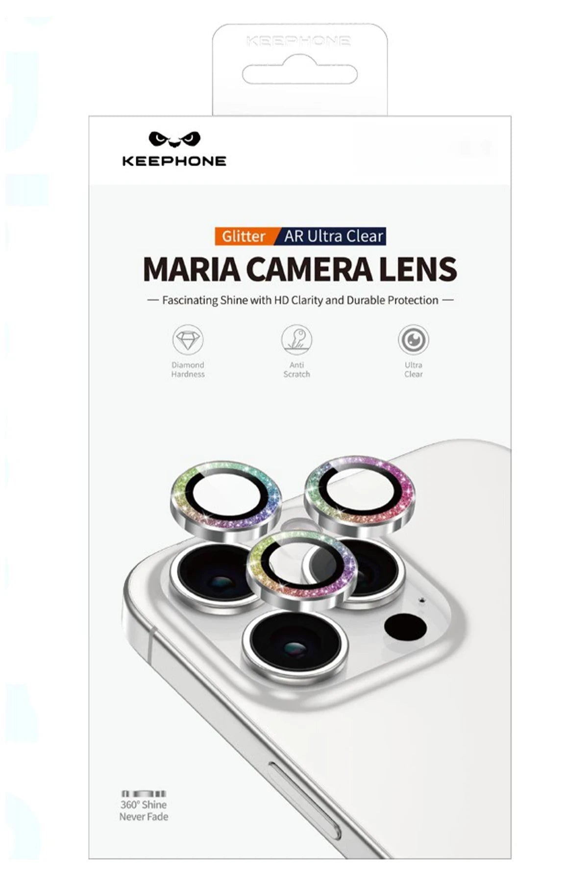 Keephone iPhone 17 Maria Simli Kamera Lens Koruyucu