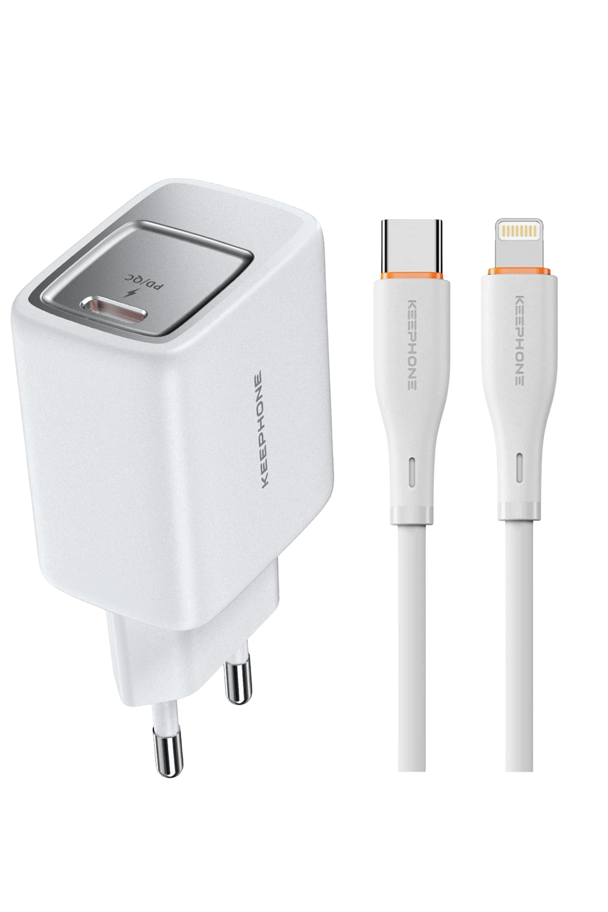 Keephone Mixeed 1 Adet 30W Hızlı Type-C Şarj Adaptörü ve 1 Adet 27W Type-C Şarj Kablosu
