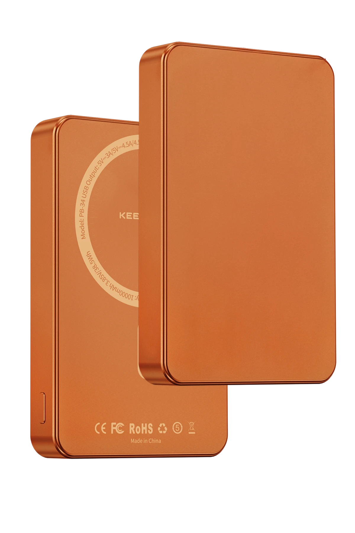 Keephone PB34 Lucci 10.000 mAh 20W Type-C 22.5W USB QC 15W Kablosuz Şarj PD Magsafe Powerbank