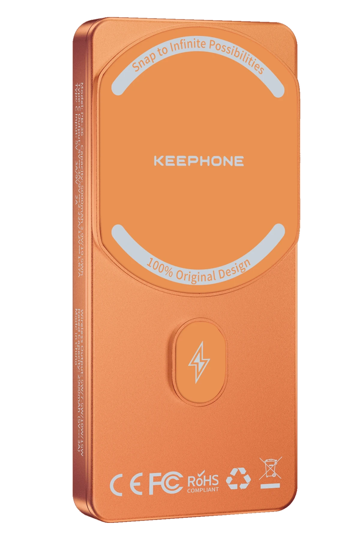 Keephone PB36 MagCube 5.000 mAh Type-C 20W PD Magsafe Destekli Powerbank