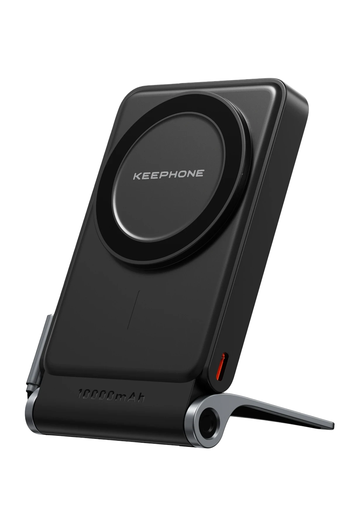 Keephone PB45 Hotta 10.000 mAh 22.5W Dahili Type-C Kablolu 15W Kablosuz Şarj Destekli Standlı PD Magsafe Powerbank