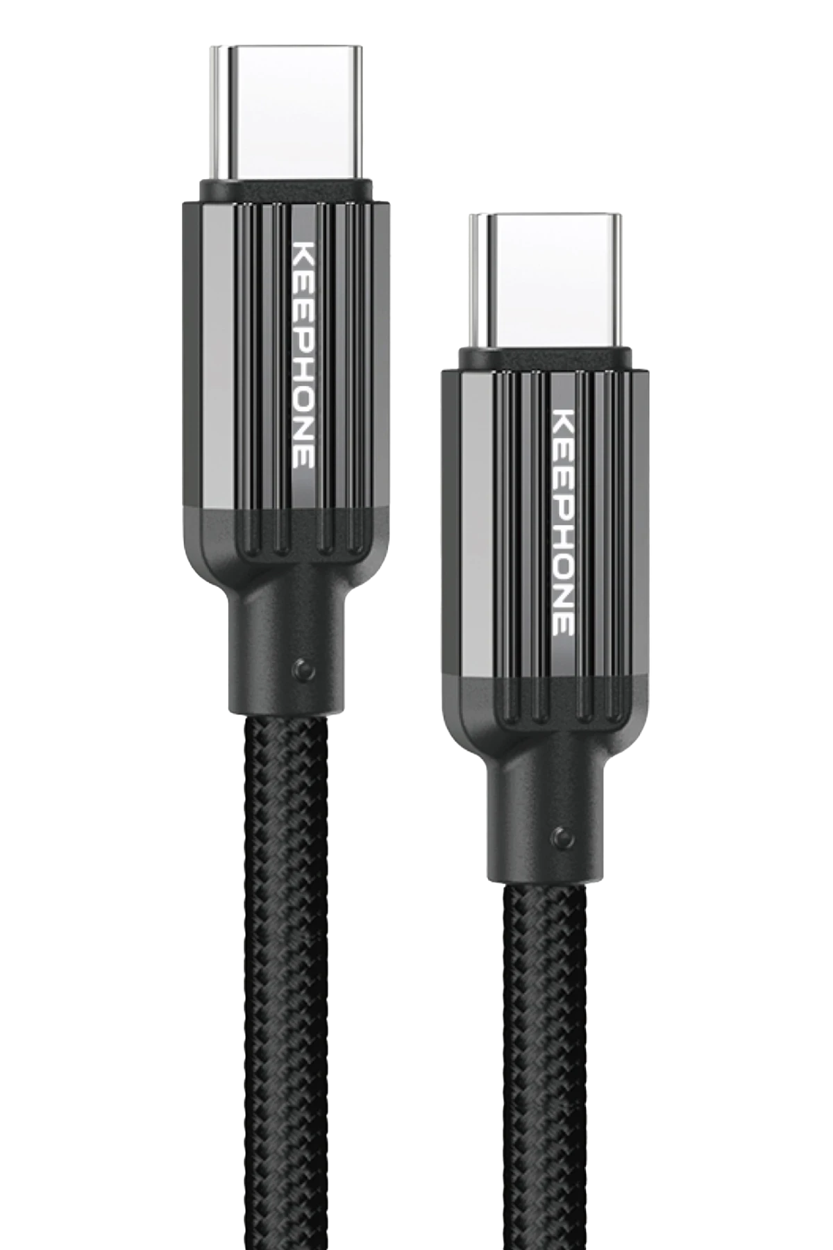 Keephone Pitta 1.2M 60W Örgülü Type-C to Type-C PD Hızlı Şarj Data Kablosu