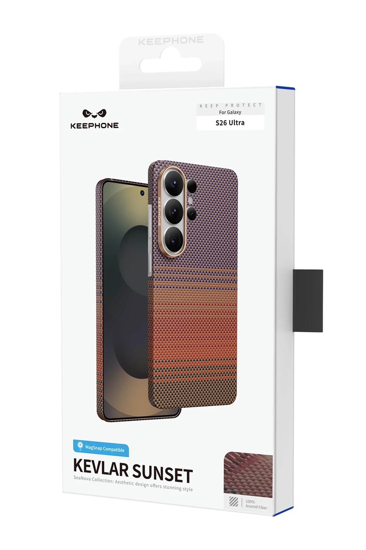 Keephone Samsung Galaxy S26 Plus Kevlar Seanova Magsafe Telefon Kılıfı
