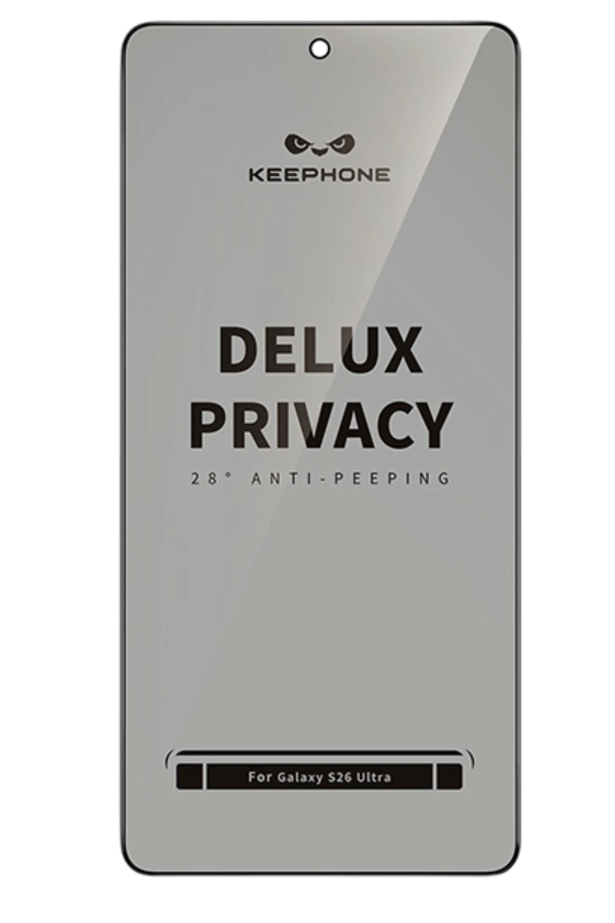 Keephone Samsung Galaxy S26 Ultra Delux Privacy 2.5D Hayalet Cam Ekran Koruyucu