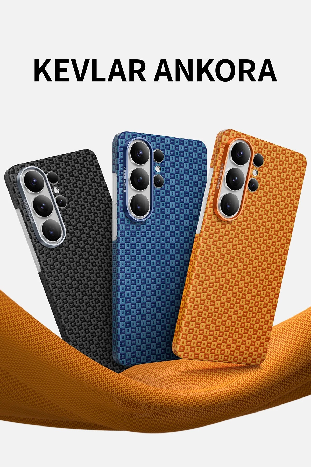 Keephone Samsung Galaxy S26 Ultra Kevlar Ankora Magsafe Telefon Kılıfı