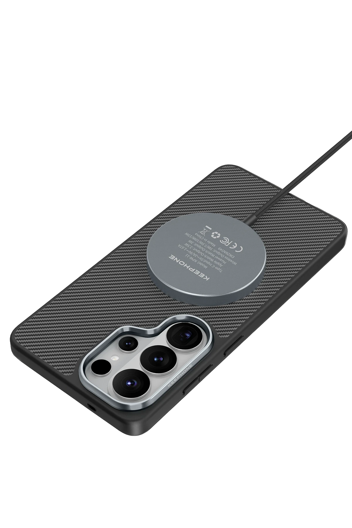 Keephone Samsung Galaxy S26 Ultra Kevlar Marcus Magsafe Telefon Kılıfı