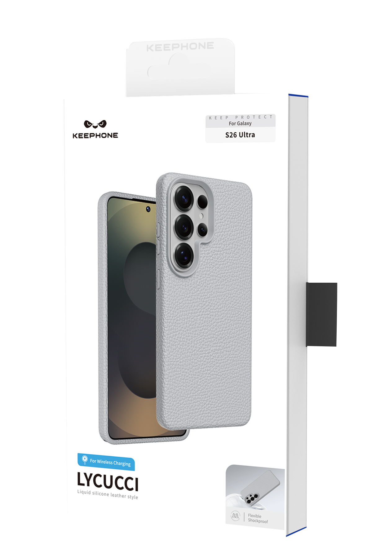 Keephone Samsung Galaxy S26 Ultra Lycucci Deri Manyetik Telefon Kılıfı