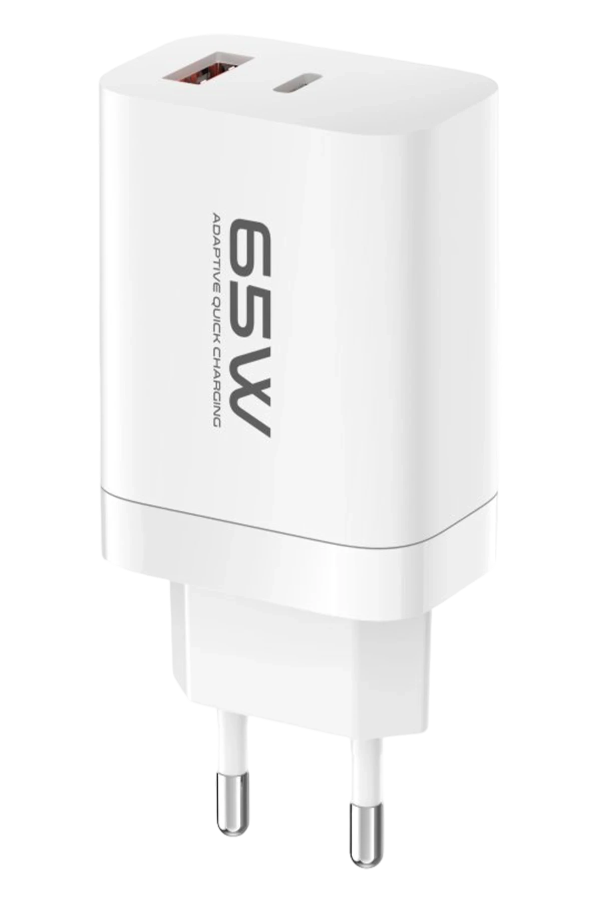 Konfulon C99Q 65W PD Destekli Type-C ve USB Çift Çıkışlı Hızlı Şarj Adaptörü