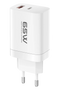 Konfulon C99Q 65W PD Destekli Type-C ve USB Çift Çıkışlı Hızlı Şarj Adaptörü