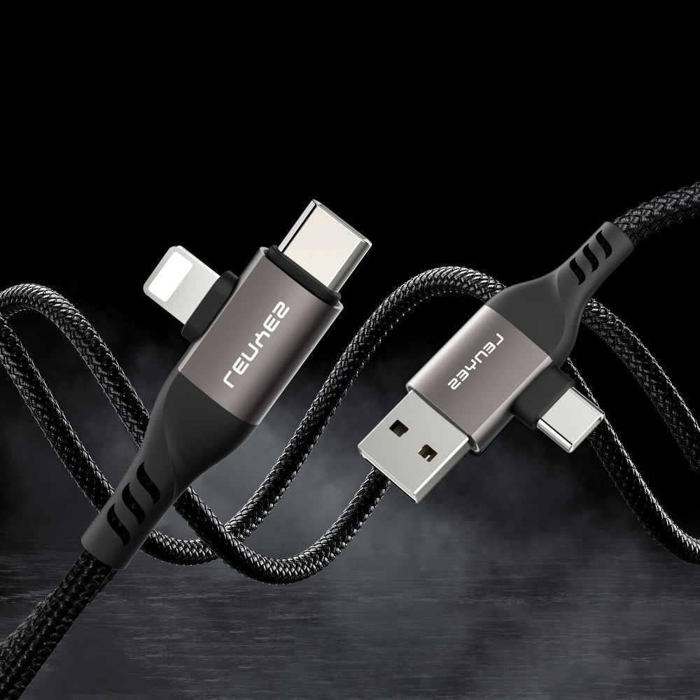 Lenyes LC501 4in1 A+C to C+L 60W 1 Metre Şarj ve Data Kablosu