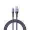 Lenyes LC510 USB-A to Lightning 2.4A Örgü Tasarımlı Hızlı Şarj Özellikli Data ve Şarj Kablosu 1M