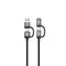 Lenyes LC557 4in1 USB-A - Type-C + Type-C to Lightning E-Mark Smart Çipli Data ve Şarj Kablosu 240W 1M
