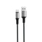 Lenyes LC565 USB-A to Type-C Örgü Tasarımlı Hızlı Şarj Özellikli Data ve Şarj Kablosu 12W 1M