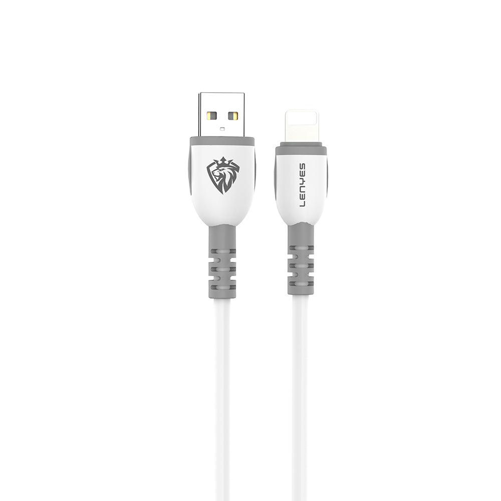 Lenyes LC979 USB-A to Lightning Hızlı Şarj Özellikli Data ve Şarj Kablosu 2.4A 1M
