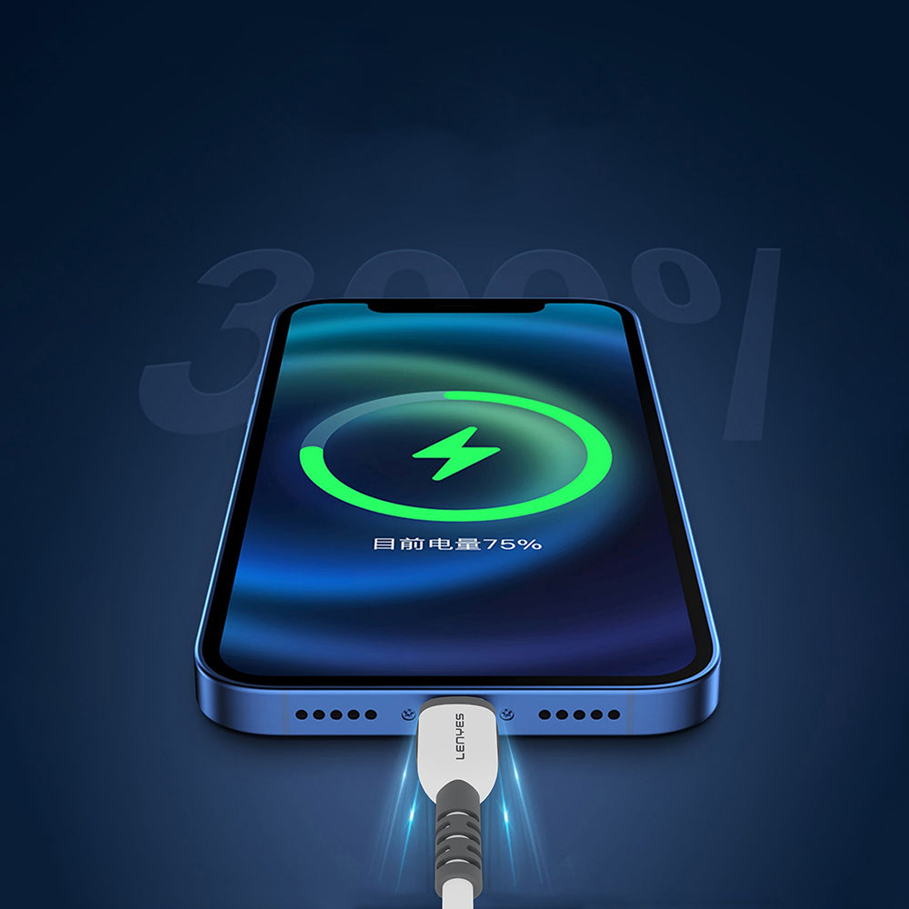 Lenyes LC979 USB-A to Type-C Hızlı Şarj Özellikli Data ve Şarj Kablosu 2.4A 1M