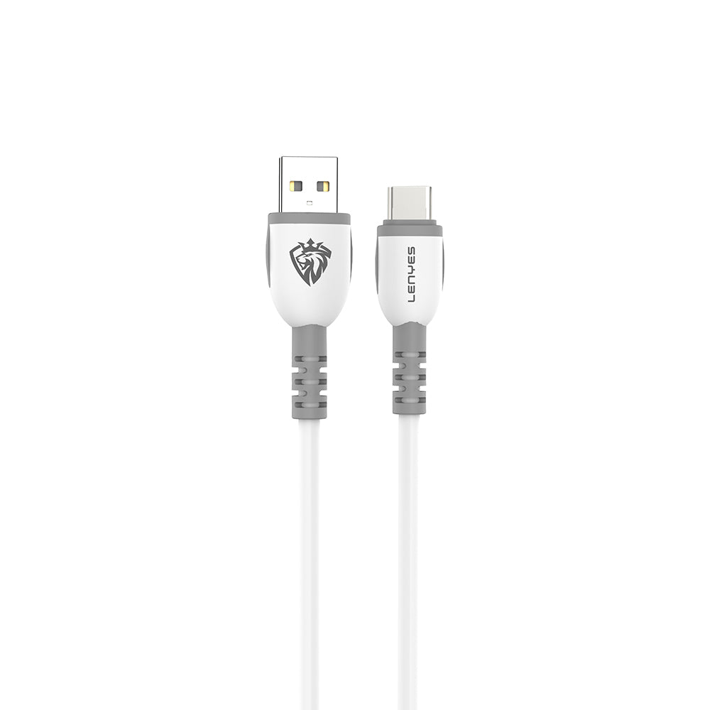 Lenyes LC979 USB-A to Type-C Hızlı Şarj Özellikli Data ve Şarj Kablosu 2.4A 1M