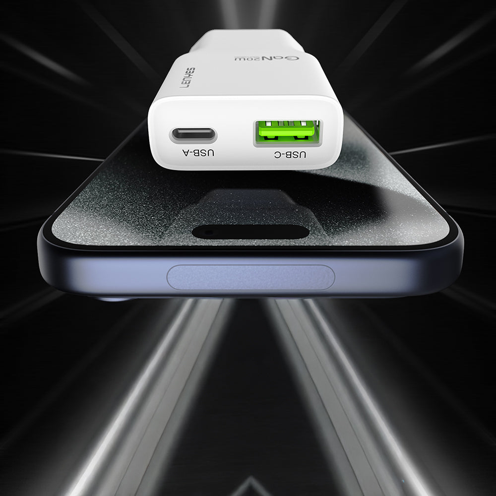 Lenyes LCH11 Serisi GaN Teknolojili PD Hızlı Şarj Özellikli Şarj Başlığı 20W