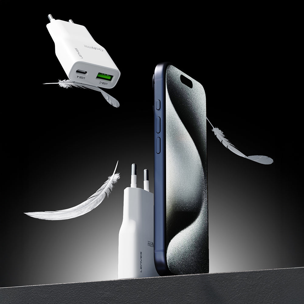 Lenyes LCH11 Serisi GaN Teknolojili PD Hızlı Şarj Özellikli Şarj Başlığı 20W