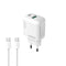 Lenyes LCH91-TC-TC Type-C to Type-C GaN Teknolojili PD ve USB Hızlı Şarj Özellikli Şarj Seti 20W
