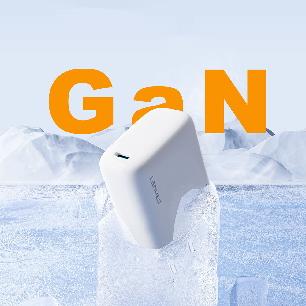 Lenyes LCH91 Type-C ve USB GaN Teknolojili PD Hızlı Şarj Özellikli Şarj Başlığı 20W