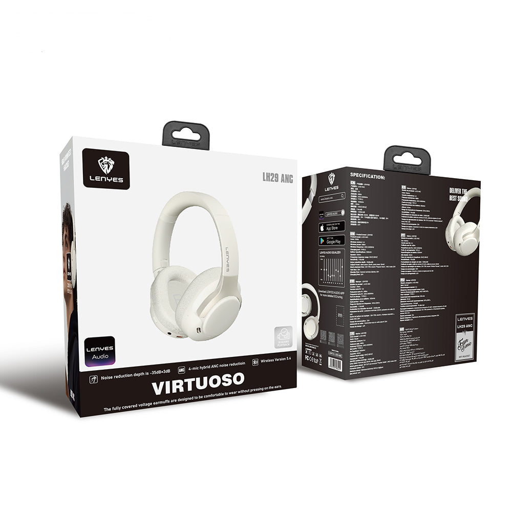 Lenyes LH29 ANC Özellikli TWS Kulak Üstü Bluetooth Kulaklık v5.4