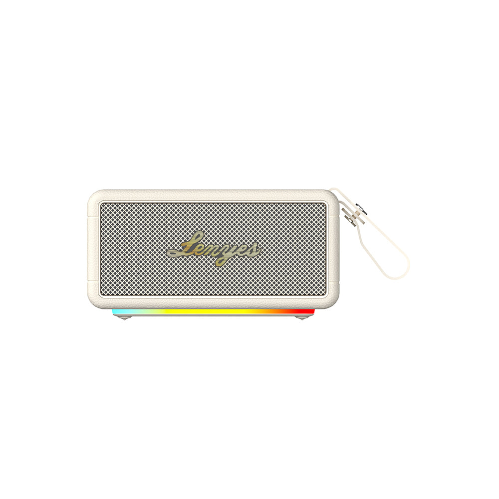 Lenyes S875 Elegance Serisi RGB Işıklı Taşınabilir Su Geçirmez TWS v5.3 40W Bluetooth Hoparlör