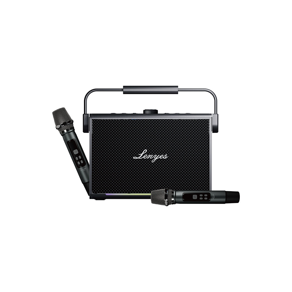 Lenyes Titan 2 Serisi RGB Işıklı Çİft Mikrofonlu Taşınabilir TWS Bluetooth  v5.3 5000mAh Speaker Hoparlör